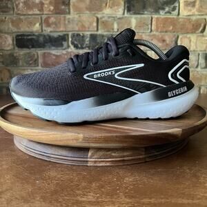 Brooks Glycerin 21 Women's 8.5 Cushion Black White Road Running Shoes Sneakers